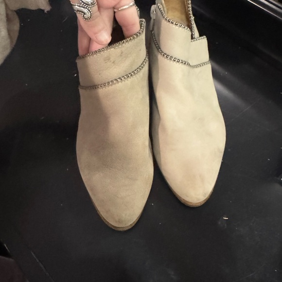 Lucky Brand Tan Suede Ankle Boots - Picture 2 of 5